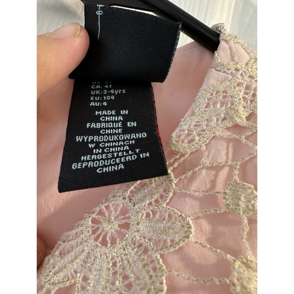 Cynthia Rowley Girl Dress 4T - Picture 4 of 7